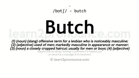 what does butch mean